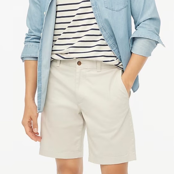 J crew 9” flex chino shorts stone - Picture 1 of 5